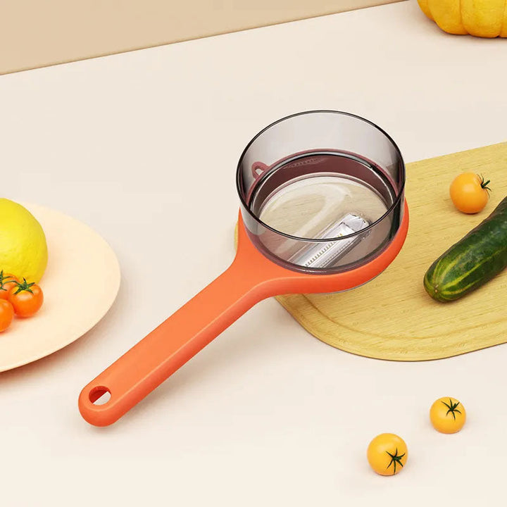 Lisslune | Peely - Multifunctional Peeler with Collection Container for Residues
