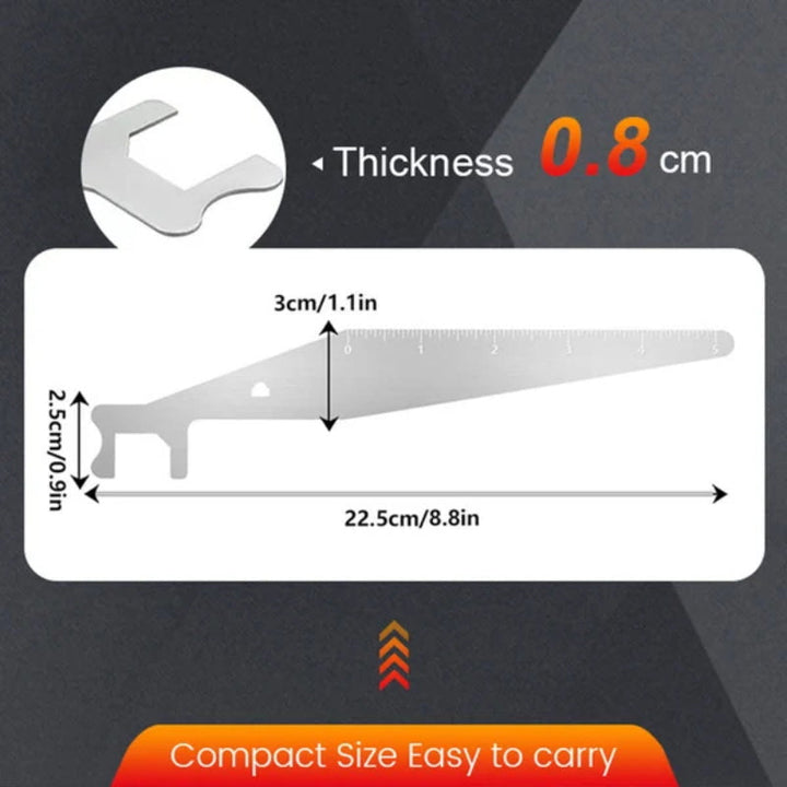 Lisslune | Multi-Purpose Pry Bar Tool for First Responders & Firefighters