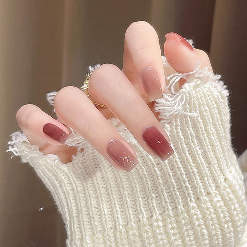 Lisslune | Trendy Bicolored Glitter Nail Polish Set