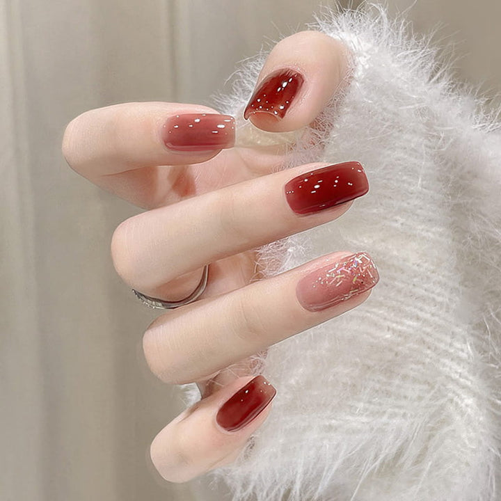 Lisslune | Trendy Bicolored Glitter Nail Polish Set
