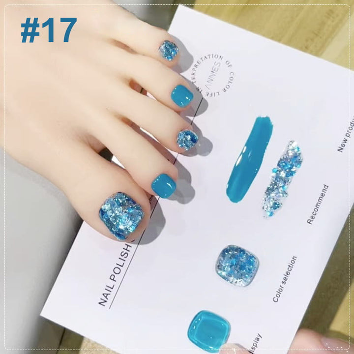 Lisslune | Trendy Bicolored Glitter Nail Polish Set