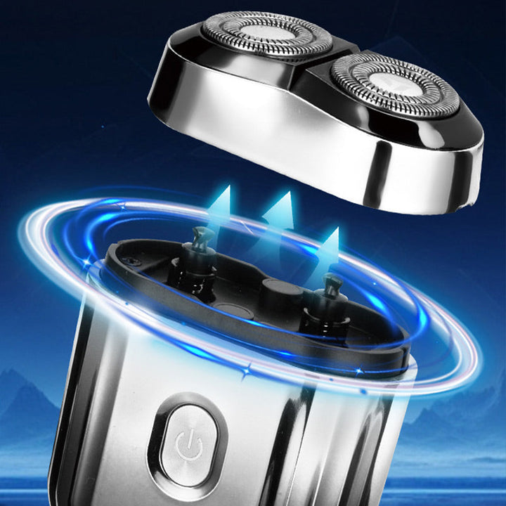 Lisslune | Mini Magnetism Dual Head Waterproof Electric Razor