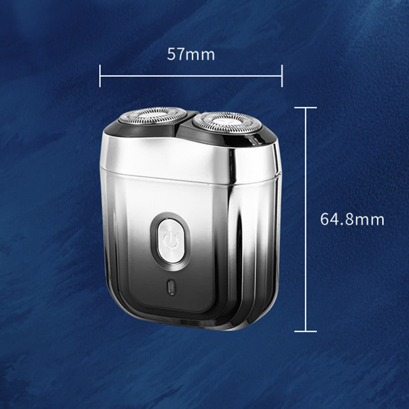 Lisslune | Mini Magnetism Dual Head Waterproof Electric Razor