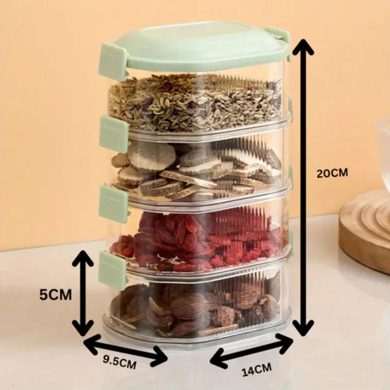 Lisslune | Sealed high-quality storage box for spices