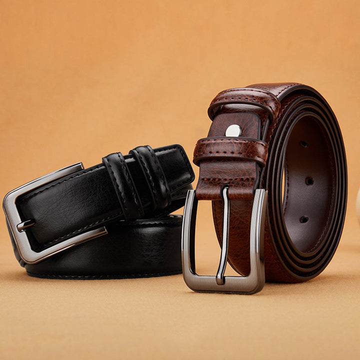 Lisslune | Durable Vintage Fashion Pin Buckle PU Belt