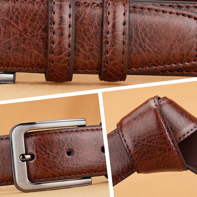 Lisslune | Durable Vintage Fashion Pin Buckle PU Belt