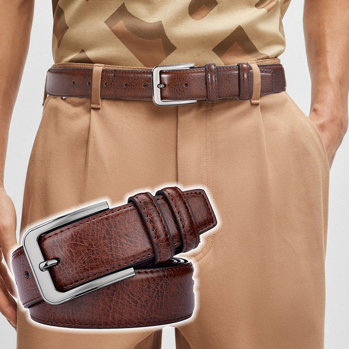 Lisslune | Durable Vintage Fashion Pin Buckle PU Belt