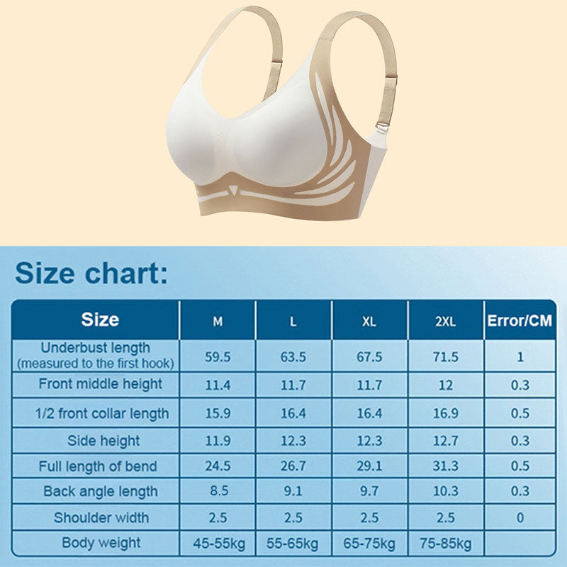 Lisslune | Push-up bra without underwire, prevents sagging and lifting