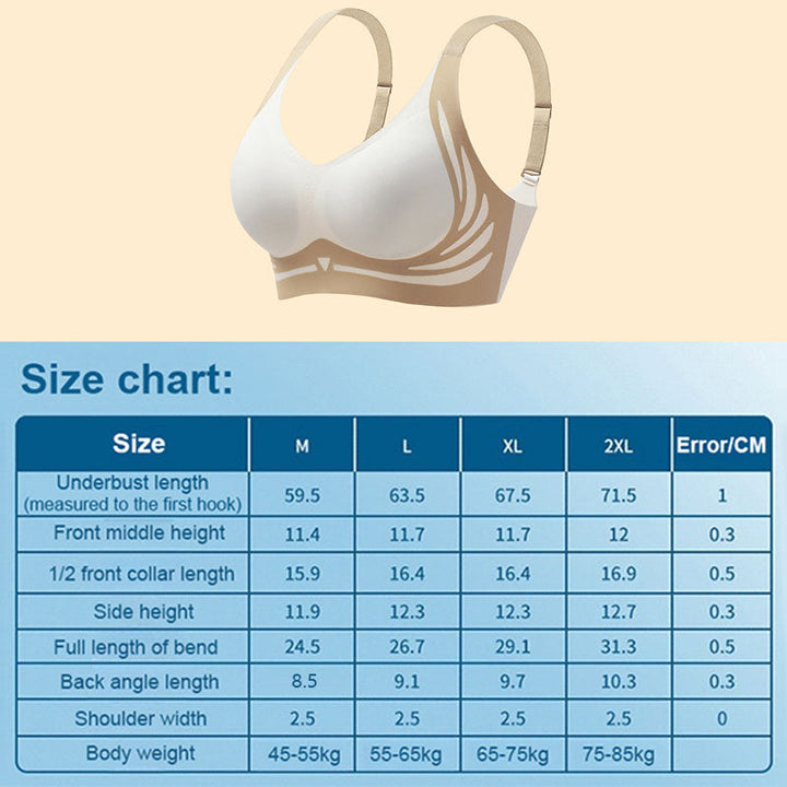 Lisslune | Push-up bra without underwire, prevents sagging and lifting