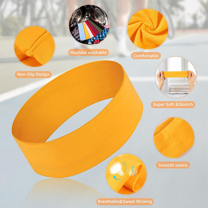 Lisslune | Elastic Non-Slip Solid Color Headband