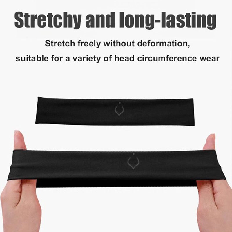 Lisslune | Elastic Non-Slip Solid Color Headband