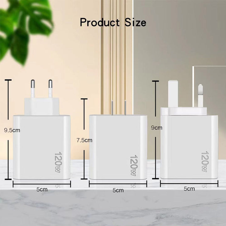 Lisslune | 120W Fast Charger with 5 Ports⚡