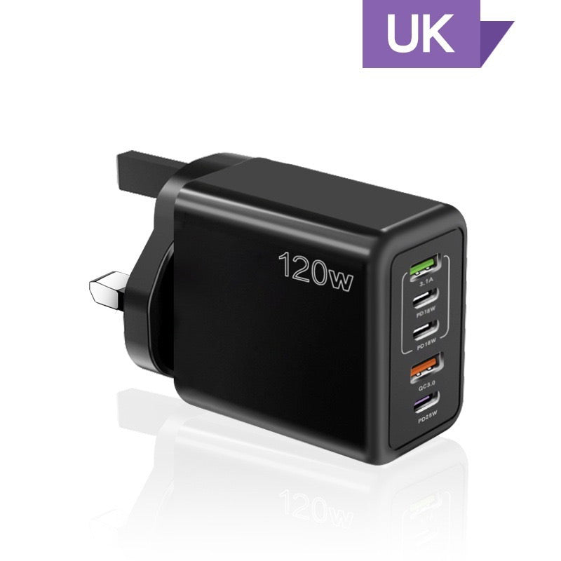 Lisslune | 120W Fast Charger with 5 Ports⚡