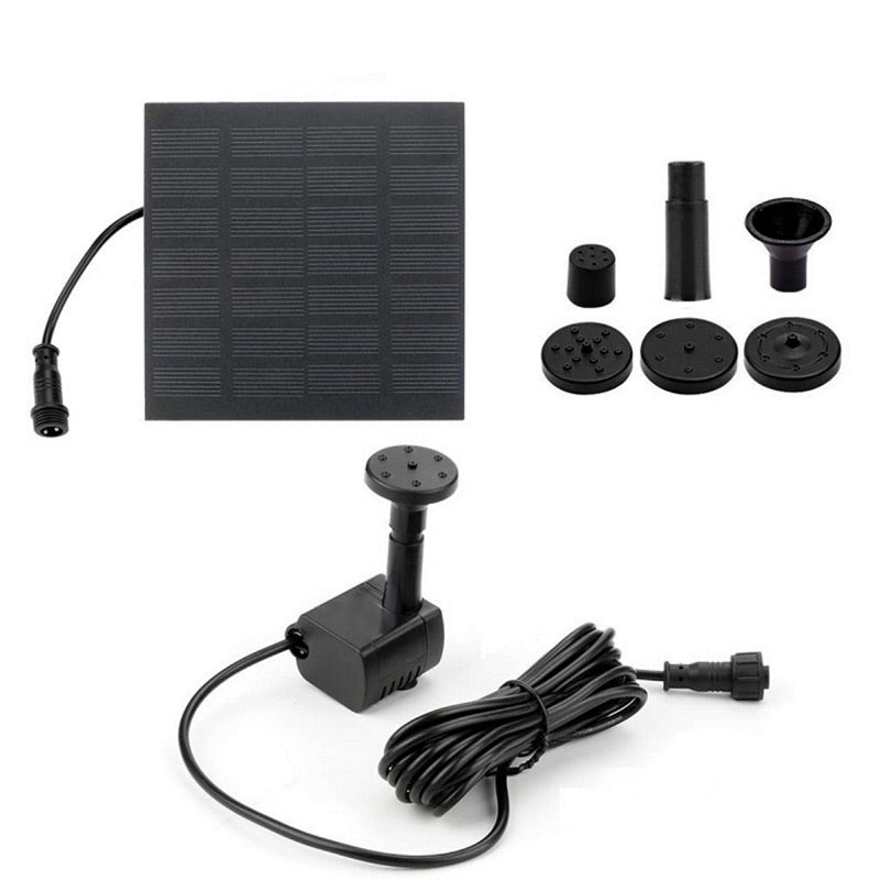 Lisslune | Outdoor Solar Fountain Water Pump Set for Garden