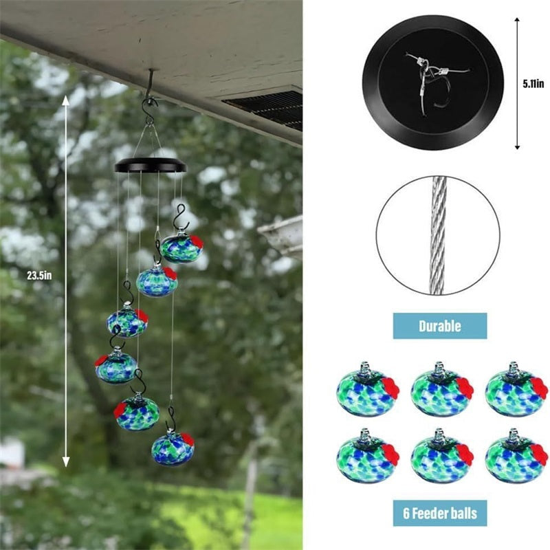 Lisslune | Charming Wind Chimes Feeders for Hummingbirds