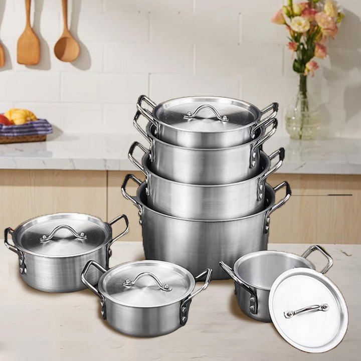 Lisslune | Aluminum Cookware Stockpot 7-Piece Set