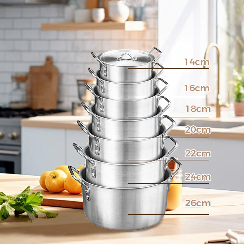 Lisslune | Aluminum Cookware Stockpot 7-Piece Set