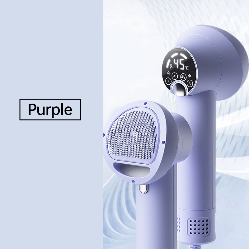 Lisslune | Low Noise Pet Hair Dryer with Slicker Brush