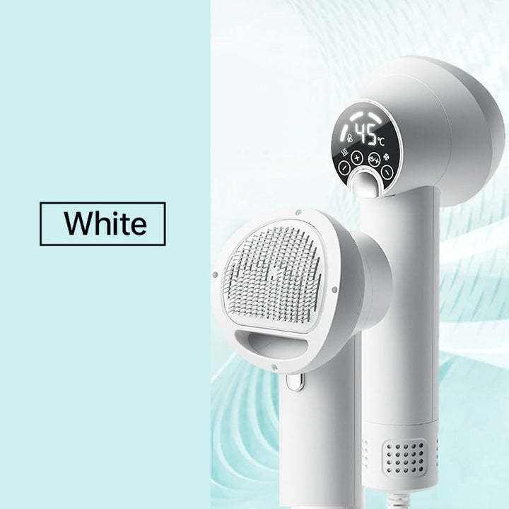 Lisslune | Low Noise Pet Hair Dryer with Slicker Brush