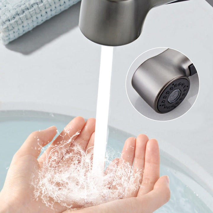 Lisslune | 1-Hole Sink Mixer with Pull-Out Spray Head