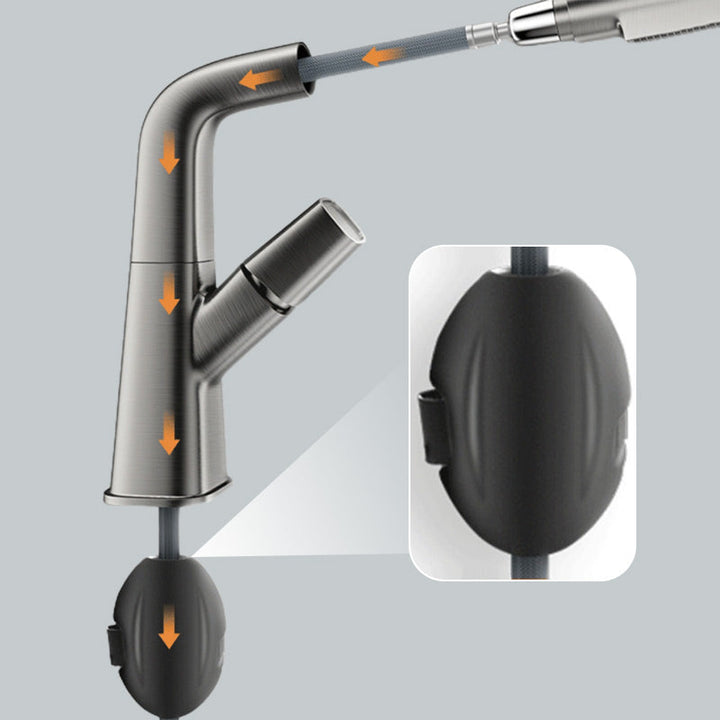 Lisslune | 1-Hole Sink Mixer with Pull-Out Spray Head
