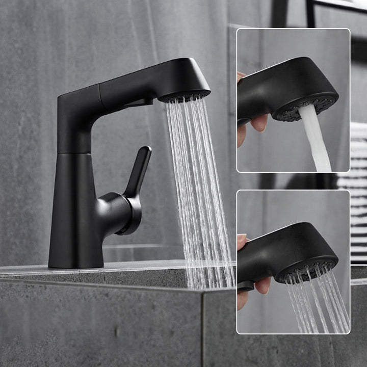 Lisslune | 1-Hole Sink Mixer with Pull-Out Spray Head