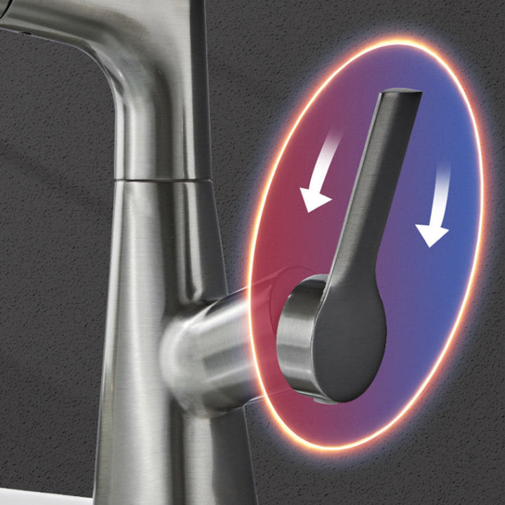 Lisslune | 1-Hole Sink Mixer with Pull-Out Spray Head