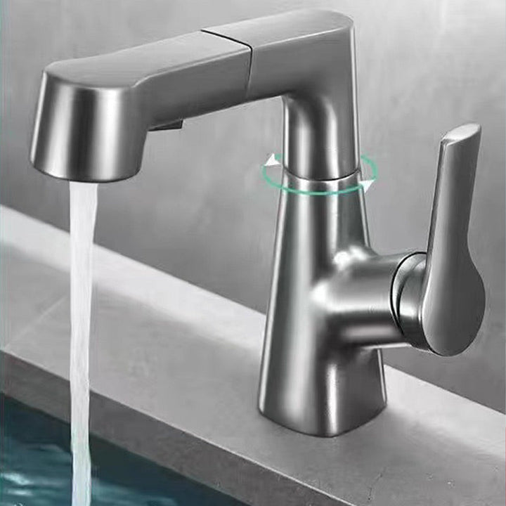 Lisslune | 1-Hole Sink Mixer with Pull-Out Spray Head