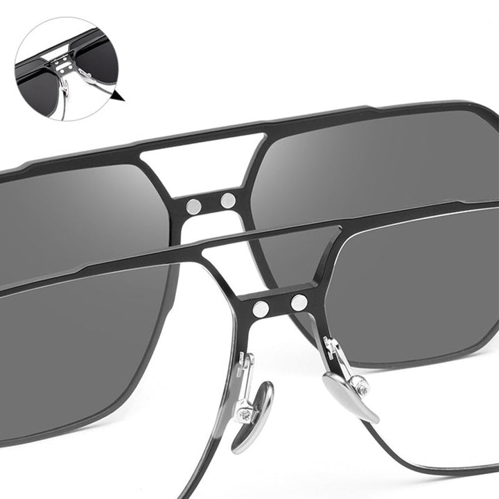 Lisslune | 3 in 1 Vintage Magnetic Clip on Sunglasses