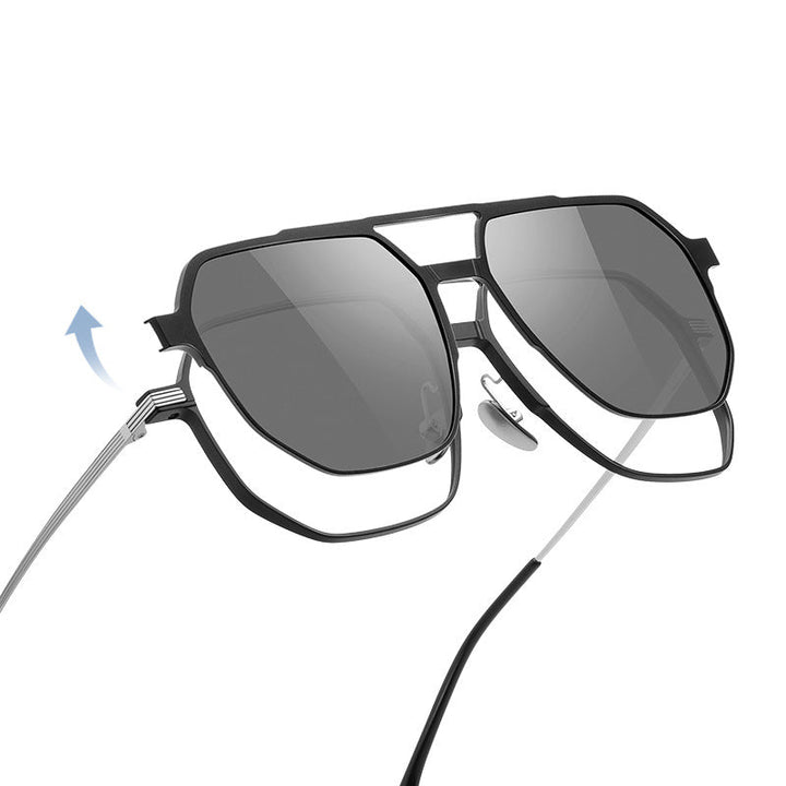 Lisslune | 3 in 1 Vintage Magnetic Clip on Sunglasses