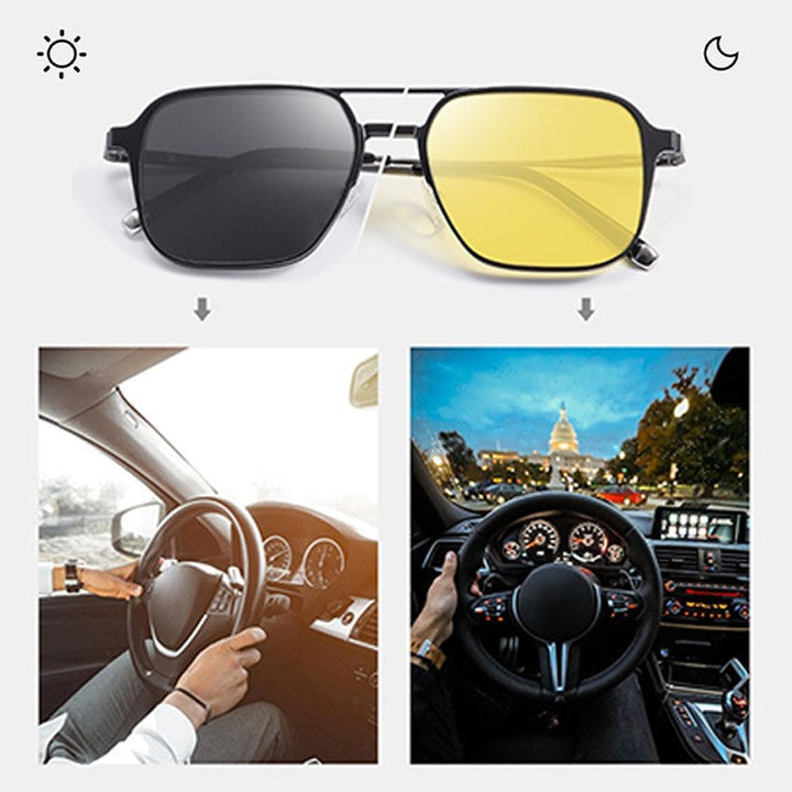 Lisslune | 3 in 1 Vintage Magnetic Clip on Sunglasses