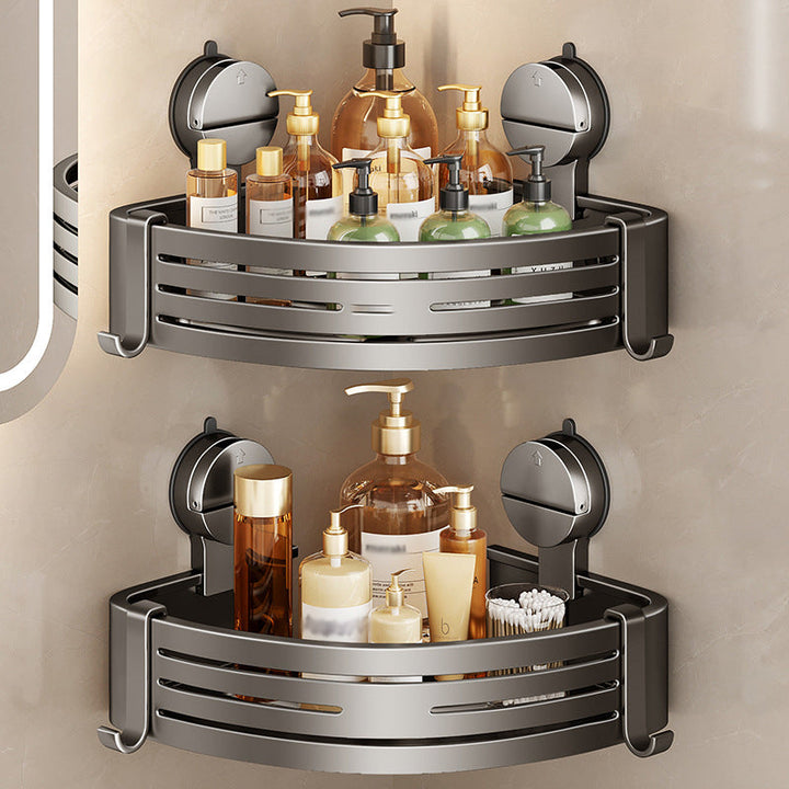 Lisslune | 2PCS Wall Mounted Bathroom Organizer with Suction Cup