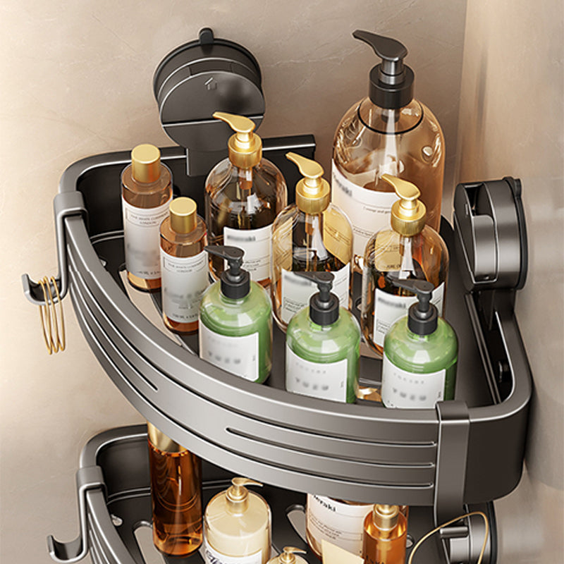 Lisslune | 2PCS Wall Mounted Bathroom Organizer with Suction Cup