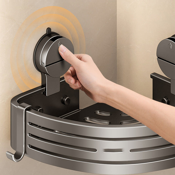 Lisslune | 2PCS Wall Mounted Bathroom Organizer with Suction Cup