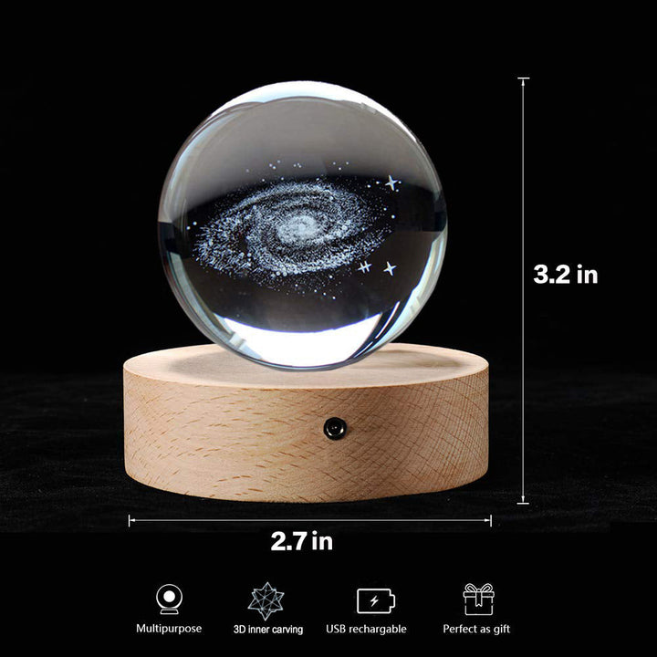 Lisslune | 3D Planet Crystal Ball