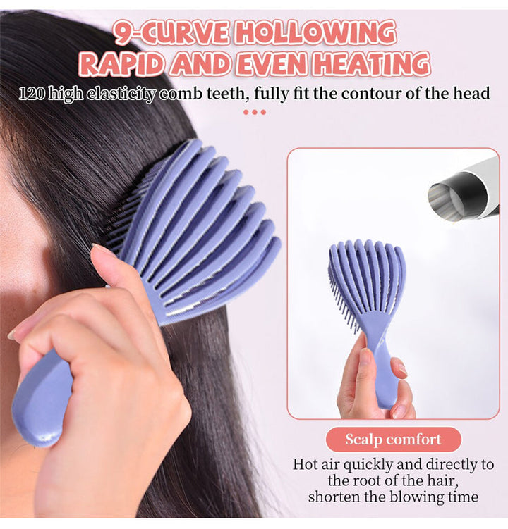 Lisslune | Hollow Out Smooth Hair Fluffy Comb