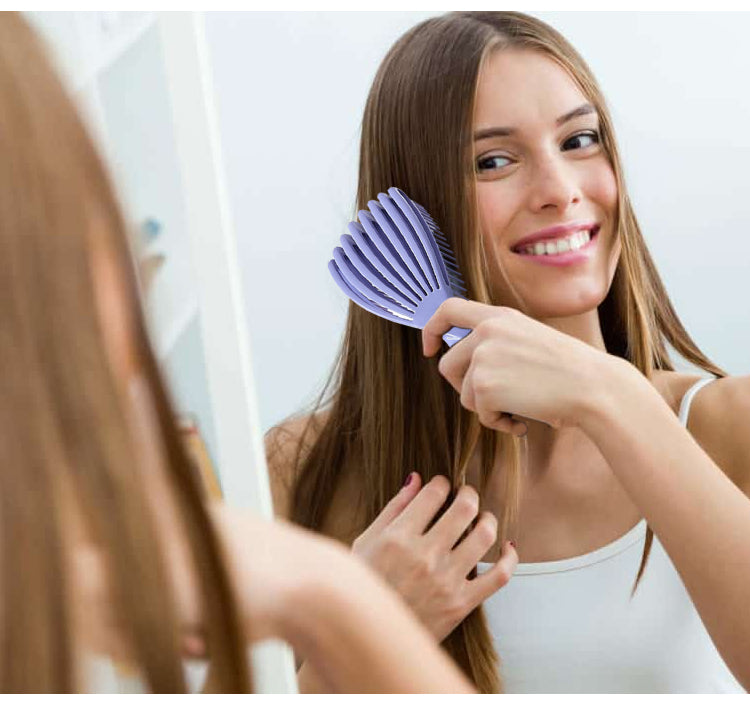 Lisslune | Hollow Out Smooth Hair Fluffy Comb