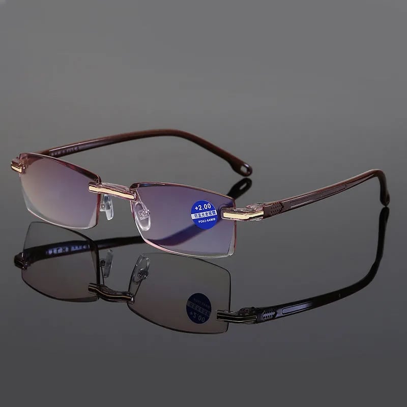Lisslune | High Hardness Anti-Blue Progressive Distance and Near Range Dual-Use Reading Glasses