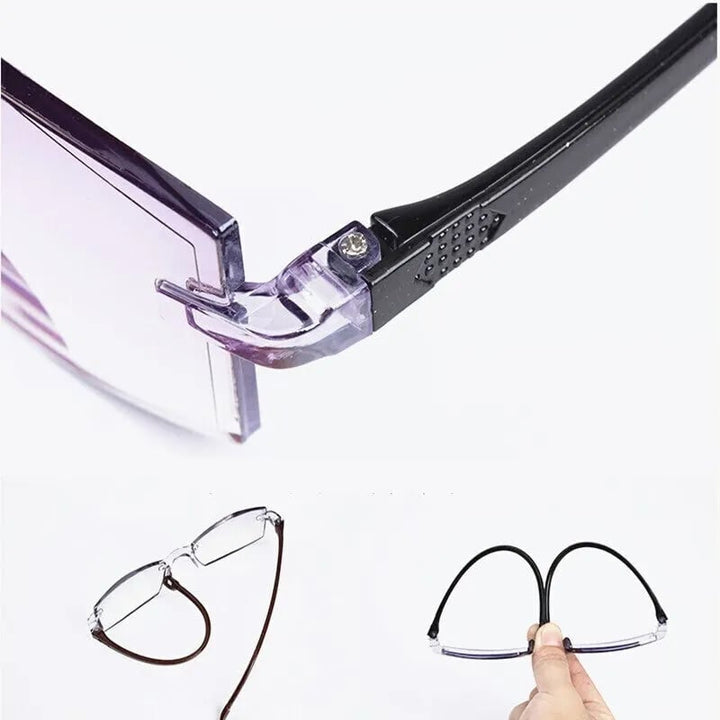 Lisslune | High Hardness Anti-Blue Progressive Distance and Near Range Dual-Use Reading Glasses