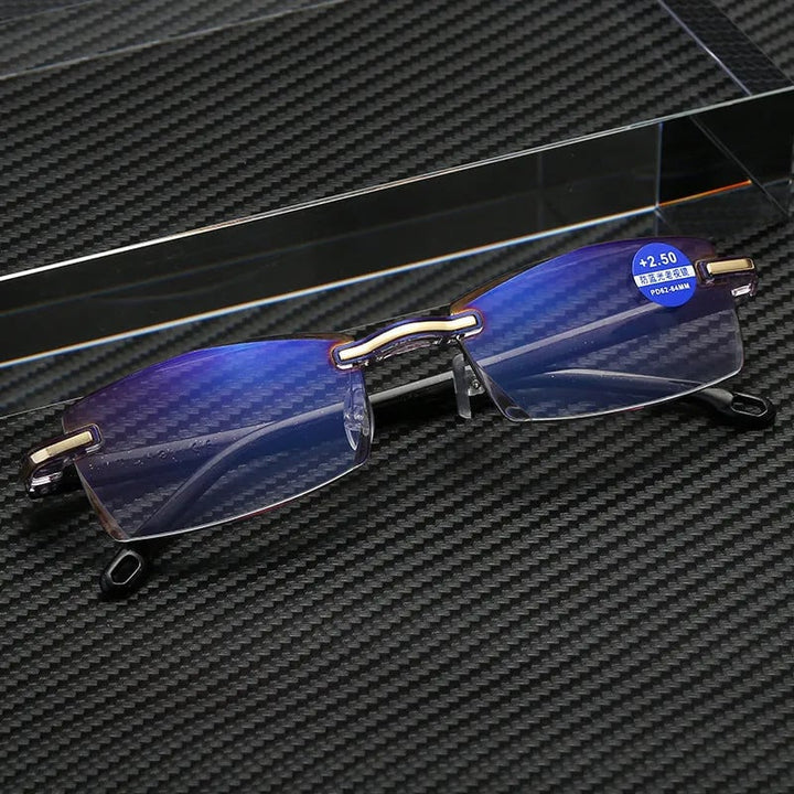 Lisslune | High Hardness Anti-Blue Progressive Distance and Near Range Dual-Use Reading Glasses