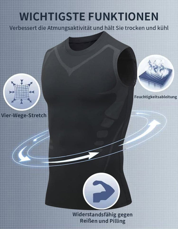 Lisslune | 2024 New version Ionic Shaping sleeveless shirt without sleeves