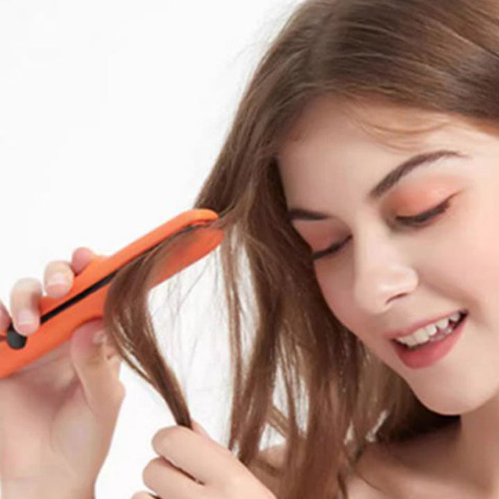 Lisslune | 2-in-1 Mini Curling Wand & Flat Iron Hair Straightener