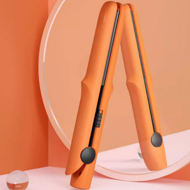 Lisslune | 2-in-1 Mini Curling Wand & Flat Iron Hair Straightener