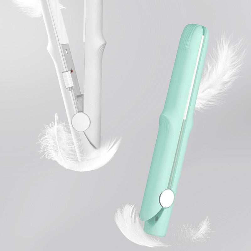 Lisslune | 2-in-1 Mini Curling Wand & Flat Iron Hair Straightener