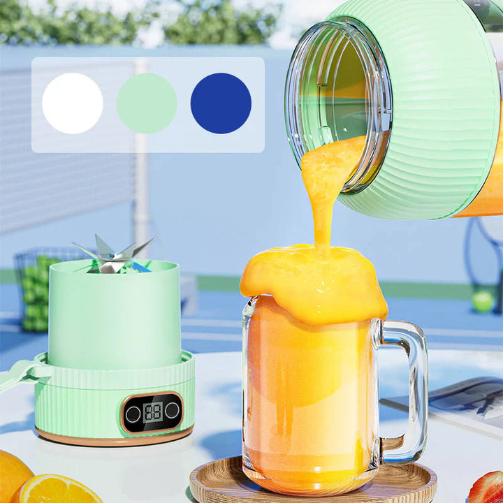 Lisslune | Portable multifunctional blender with double lid and USB charging function – for smoothies and storage containers