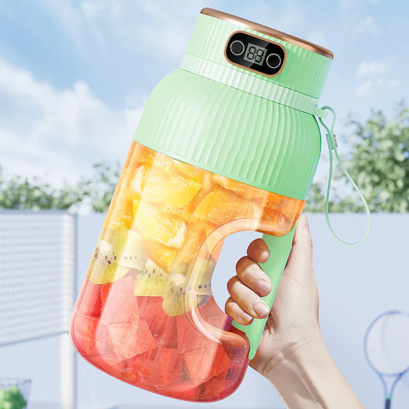Lisslune | Portable multifunctional blender with double lid and USB charging function – for smoothies and storage containers