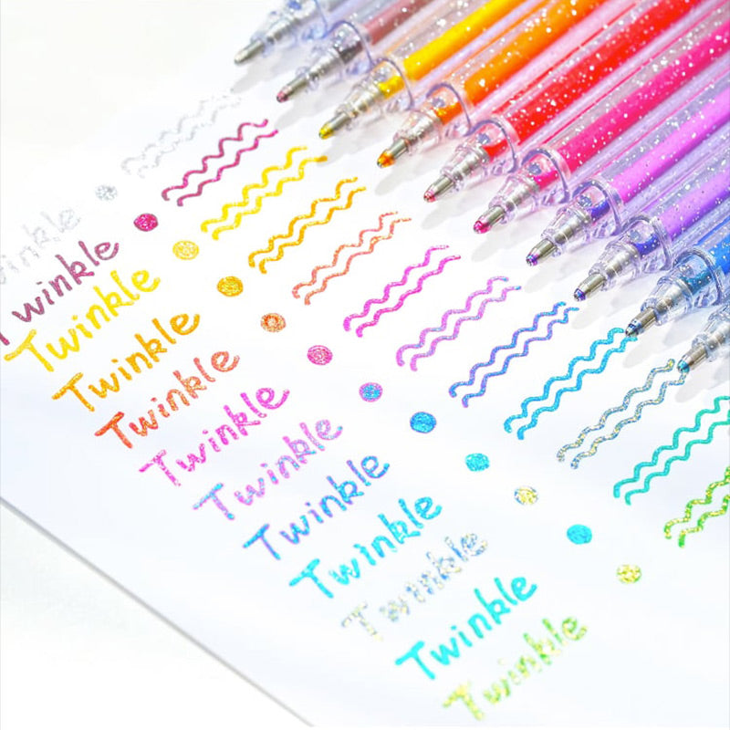 Lisslune | Glitter gel pen set