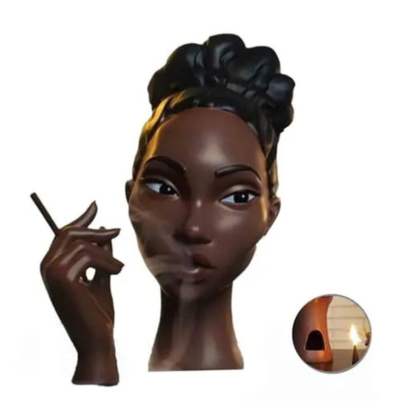 Lisslune | Unique Head-Shaped Incense Burner