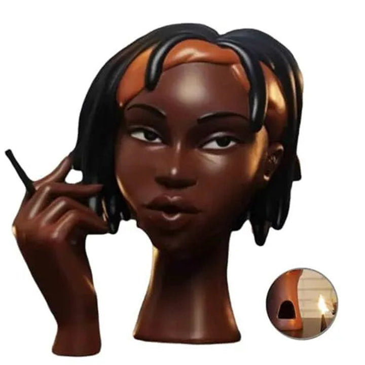 Lisslune | Unique Head-Shaped Incense Burner
