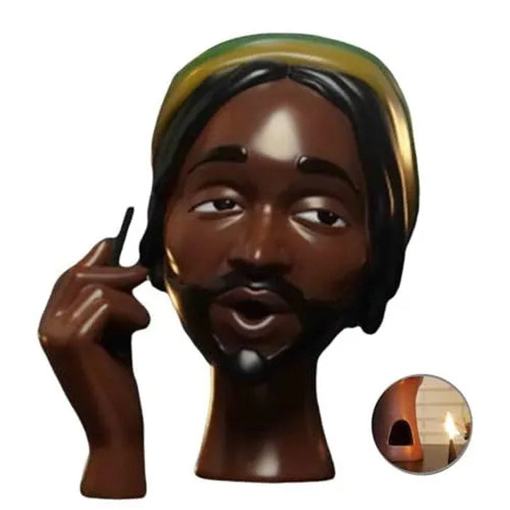 Lisslune | Unique Head-Shaped Incense Burner
